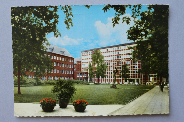 Ansichtskarte AK Herne Westf 1960er Jahre Städtische Verwaltung Arbeitsamt Moderne Architektur Ortsansicht NRW